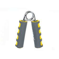 Flexor Antebrat cu Manere din Spuma Gri-Galben, 15 kg, Set 2 Buc