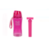 Sticla Apa Sport cu Acumulator de Gheata, Fucsia, 480 ml