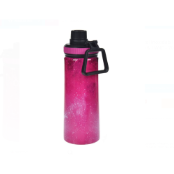 Sticla Apa din Otel Inoxidabil Fucsia Shine "I Can & I Will" 700 ml