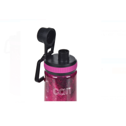 Sticla Apa din Otel Inoxidabil Fucsia Shine "I Can & I Will" 700 ml