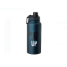 Sticla Izoterma din Otel Inoxidabil Bleu Mat "Never Give Up" 950 ml