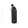 Sticla Izoterma din Otel Inoxidabil Negru Mat cu Maner 1.19 L  Descriere HTML