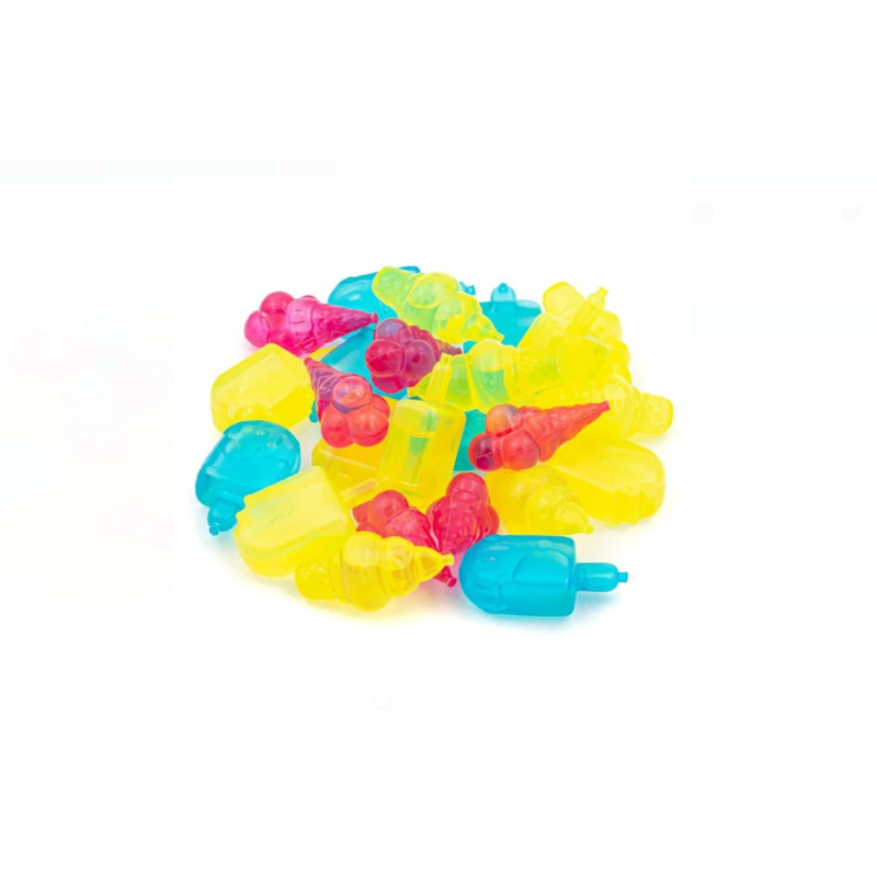 Set Cuburi Gheata Reutilizabile Model Inghetata Multicolora - 24 Buc