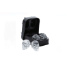Forma pentru Gheata din Silicon Negru cu 4 Cranii, 11.5x8x4.5 cm