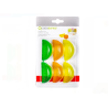 Set Cuburi Gheata Reutilizabile cu Model Lamaie Colorata - 6 Buc