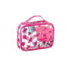 Set Recipiente Calatorie, 7 Accesorii, Geanta cu Design Pepene