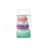 Set Recipiente din Silicon Roz, Lila si Verde Menta pentru Calatorie 10 ml, 20 ml si 30 ml - 3 Buc