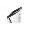 Pungi Travel Transparente cu Maner si Fermoar Negru 20x20 cm - 2 Buc