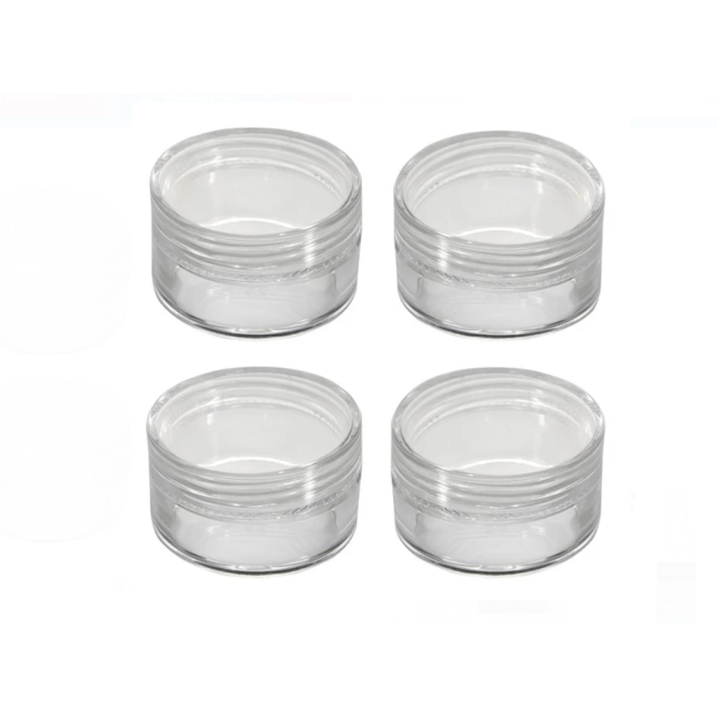 Set Recipiente pentru Calatorii Transparente 11 ml - 4 Buc
