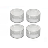 Set Recipiente pentru Calatorii Transparente 11 ml - 4 Buc