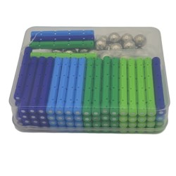 Set de constructie magnetic, Zanox, 108 piese
