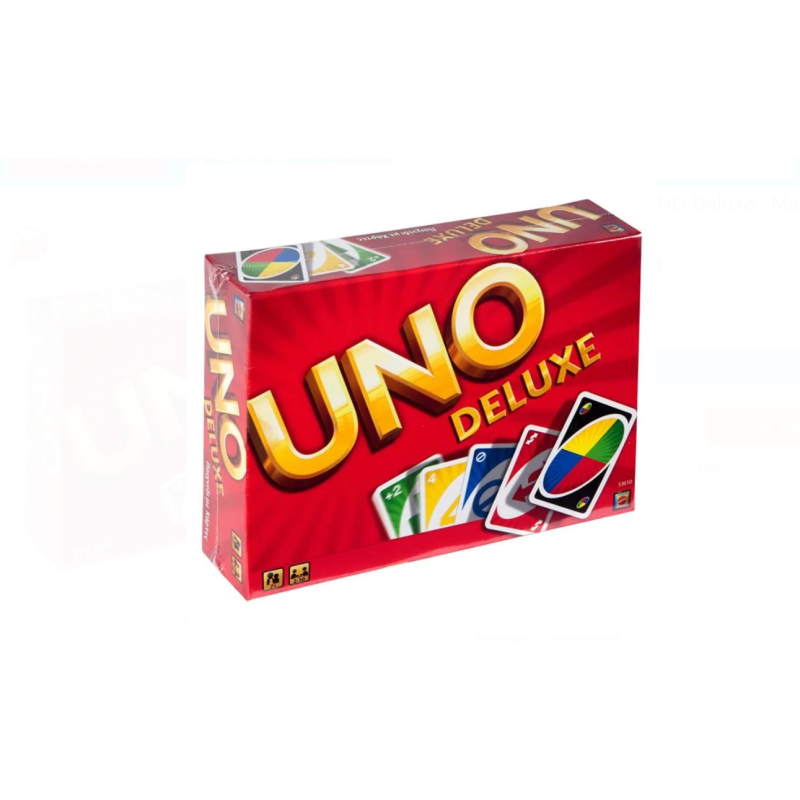 Joc de Societate UNO Deluxe cu Suport pentru Carti
