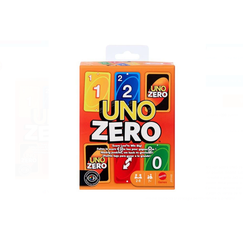 Joc de Societate UNO Zero Mattel