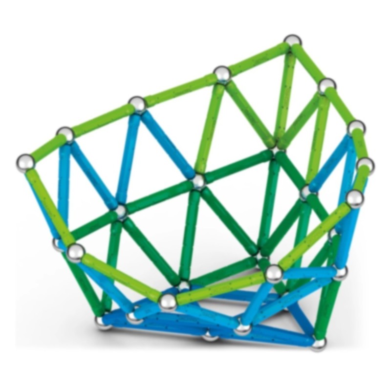 Set de constructie magnetic, Zanox, 108 piese