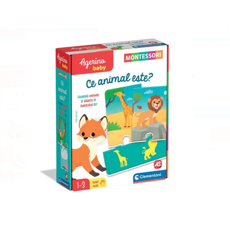 Joc Educativ Montessori "Ce Animal Este?"