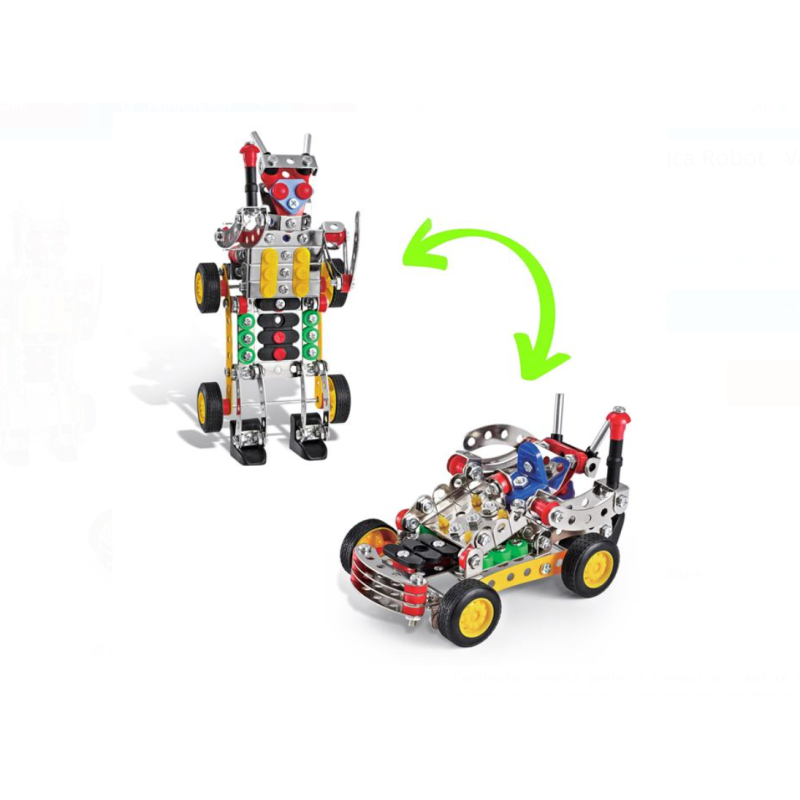 Constructie Metalica Robot - Vehicul - 215 Piese