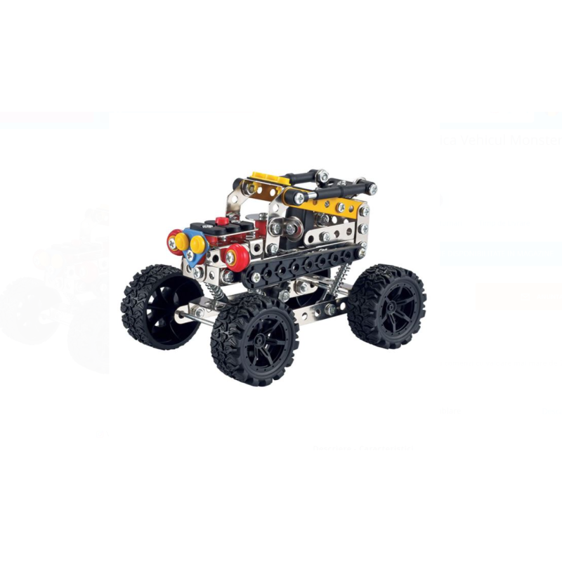 Constructie Metalica Vehicul Monster Car - 201 piese