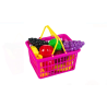 Cos Supermarket cu Fructe - 18 Piese