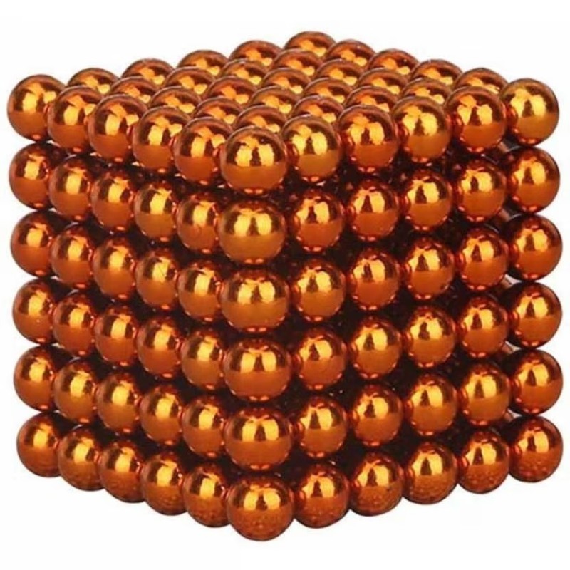 Joc de indemanare Zanox®, 216 bile magnetice, portocaliu, 5 mm