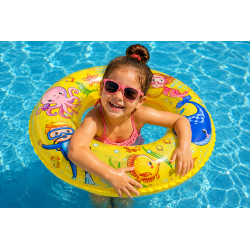 Colac Gonflabil Galben Lumea Marina 60cm pentru Copii (3-6 Ani)