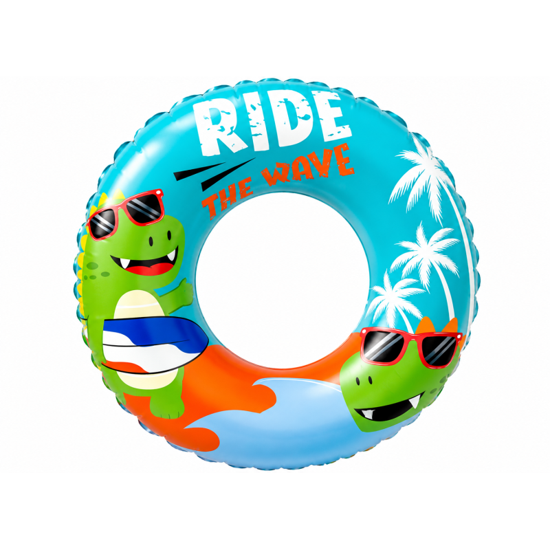Colac Gonflabil Verde Dinozaur "Ride the Wave" Ø51cm