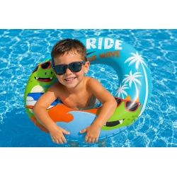 Colac Gonflabil Verde Dinozaur "Ride the Wave" Ø51cm