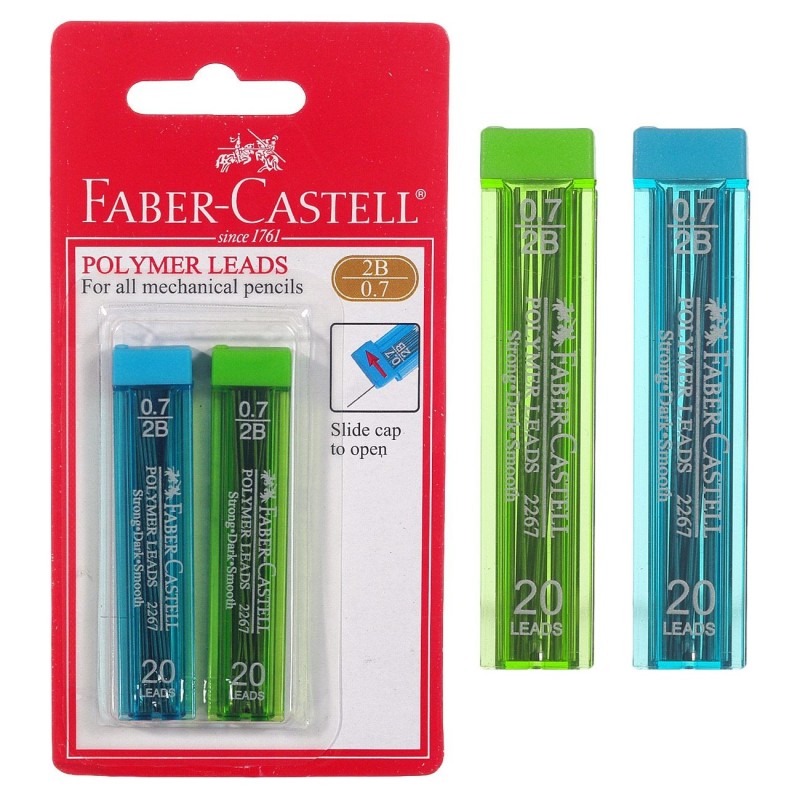 Set Mine 0.7 mm pentru Creion Mecanic Faber Castell- 2buc