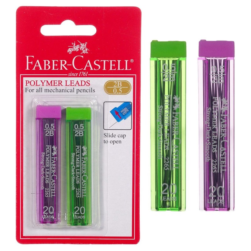 Set Mine 0.5 mm pentru Creion Mecanic Faber Castell - 2buc