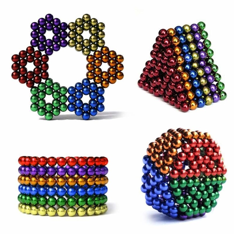 Bile Magnetice 5mm – Set 216, 6 Culori – Joc de Indemanare | ZanoxShop