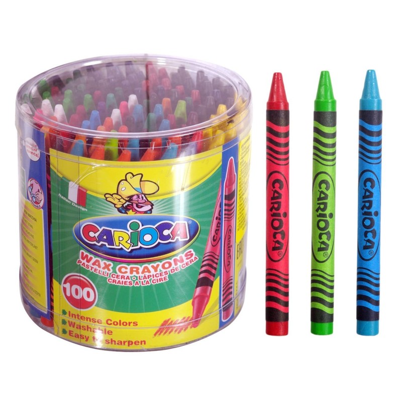 Creioane cerate subtiri CARIOCA - 100buc