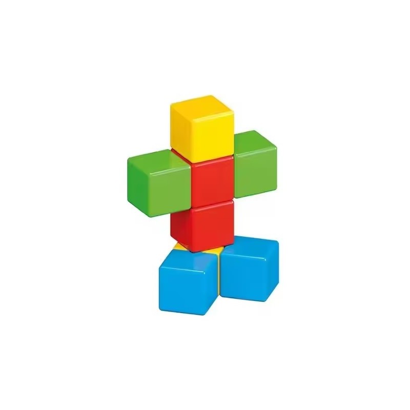 Set cuburi magnetice de constructie, 30 bucati