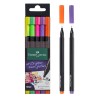 Set Carioci Fineliner de Diferite Culori Faber Castell - 5buc