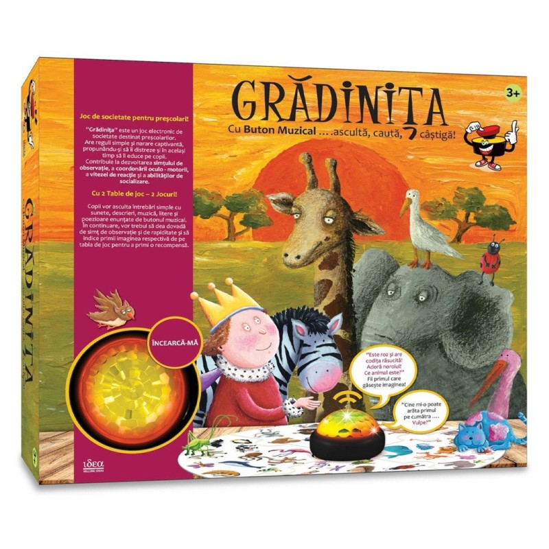 Joc de Societate Gradinita cu Buton Muzical