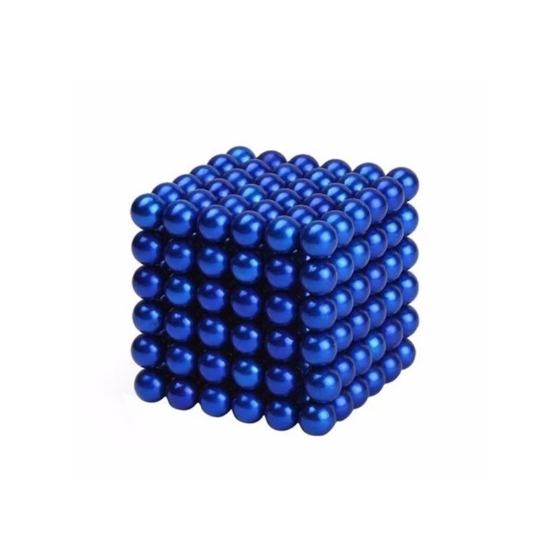 Bile magnetice 5mm, albastre, 216 piese
