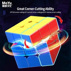 Cub Rubik Magnetic MoYu SUPER RS3M, MF8830, MagLev, Ball-Core Version