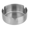 Scrumiera din Inox Rotunda Argintie Ø8x4cm