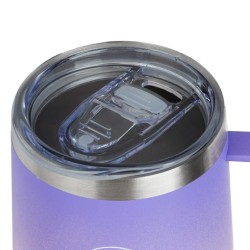 Cana din Otel Inoxidabil Mov Lila Mata cu Maner & Capac 350ml