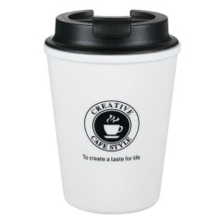 Pahar din Plastic Alb Negru...