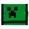 Portofel Verde Minecraft cu Scai pentru Copii 12.5x2x10cm