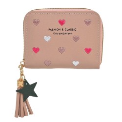 Portofel Roz cu Inimi &...