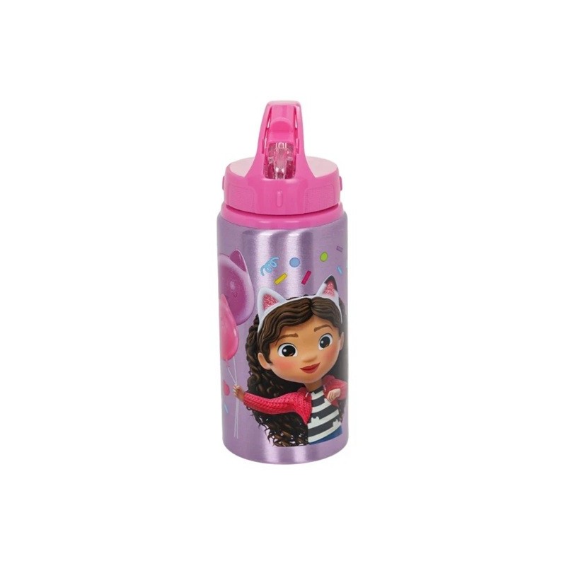 Sticla Apa Flip Top Gabby's Dollhouse Roz pentru Copii 500ml