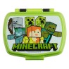 Caserola din Plastic Negru Verde Lime Minecraft pentru Copii - 630ml