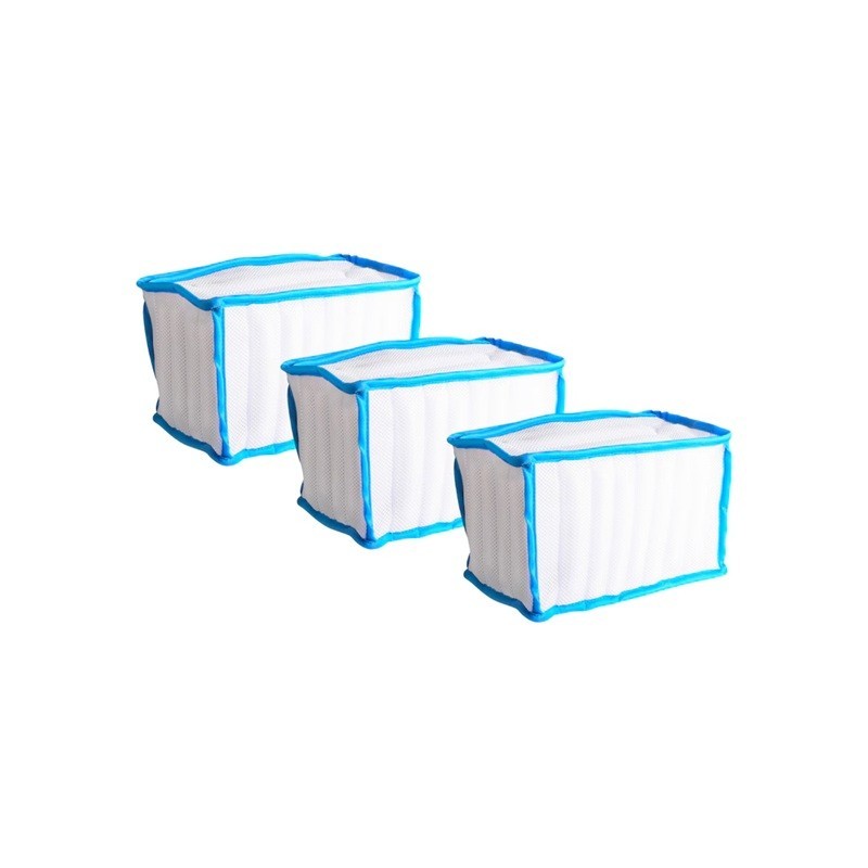 Set 3 x saci pentru spalare incaltaminte, protectie din spuma, 33 x 19 x 15cm