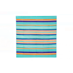 Rogojina Dubla ZANOX pentru Plaja cu Dungi Colorate 180x180cm