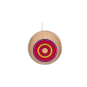 Yo-Yo din Lemn, Cercuri Colorate, 5x3.5cm