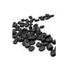 Pietre decorative negre lucioase 15-25mm, 1kg