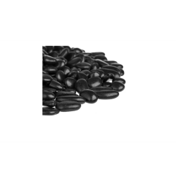 Pietre decorative negre lucioase 15-25mm, 1kg