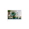 Pietre Decorative din Sticla, Nuante Maro Stralucitoare, 340 g