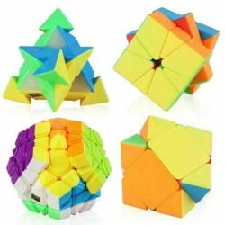 Set 4 Cuburi Magice - MoYu Meilong Pyraminx Square 1 Megaminx Skewb