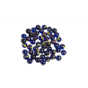 Set Bile de Sticla Albastre 15mm, 50 Bucati, Joc Clasic Marbles